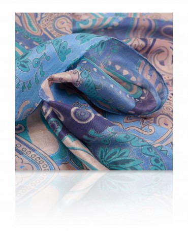 Палантин Женский SN-PAISLEY/ROYAL.BLUE